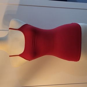 Small Red Emme Jordan Tank Top with Adjustable Straps